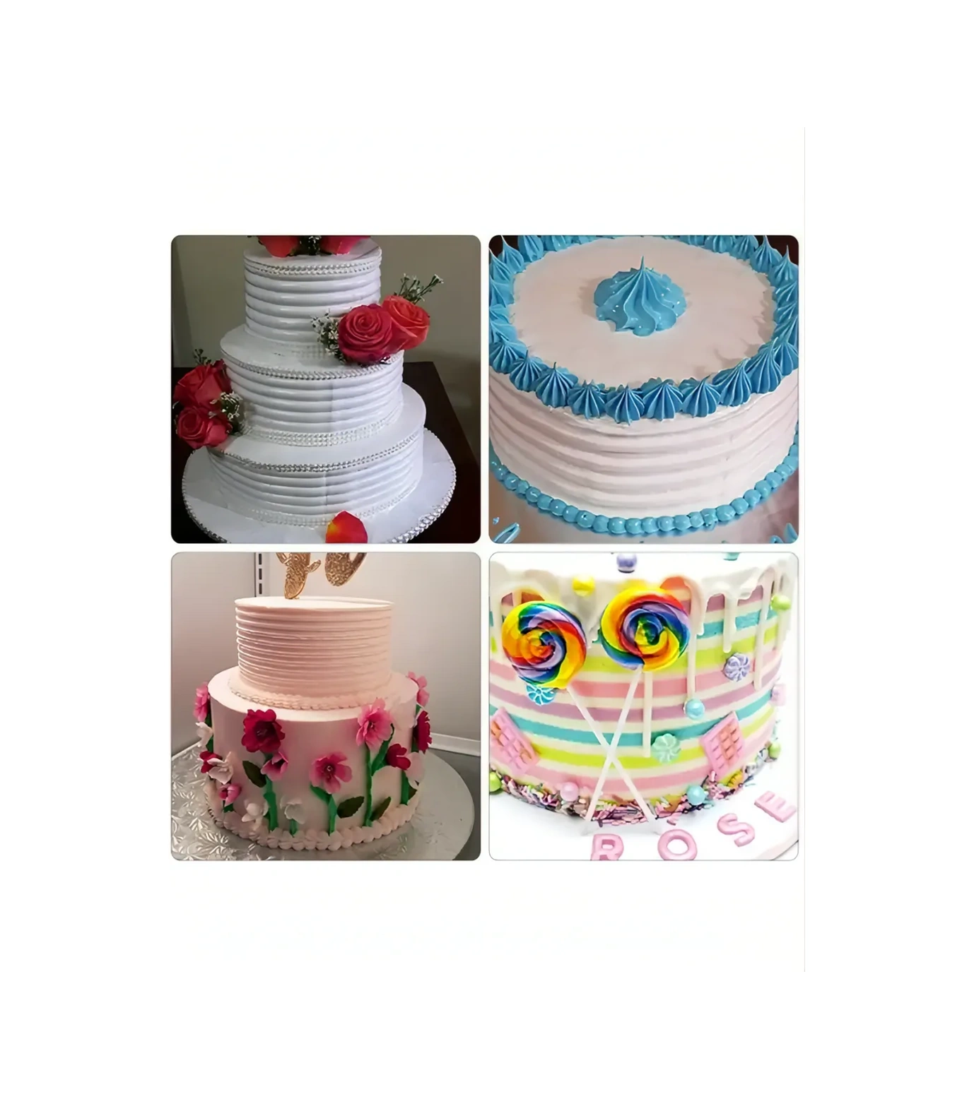 Mını Shop Msk Pastane Birleştirme Mala Plastik Pasta Seti 4 Parça 47917880 Mavi