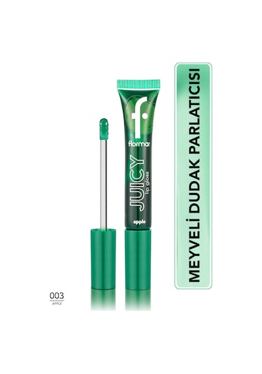 Flormar Juicy Doğal Renk Veren Meyve Aromalı Nemlendirici Dudak Parlatıcısı 003 Apple