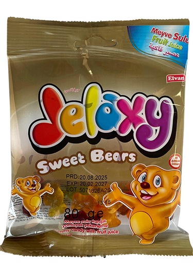 Jelaxy Ayıcık 80 Gr. 12 Adet 1 Kutu