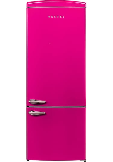 Vestel Retro NFK52111 Pembe 471 LT No-Frost Buzdolabı