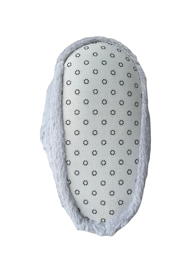 Peluş Tavşan Figürlü Kaymaz Ve Ses Yapmaz Ev Panduf Füme-füme Füme