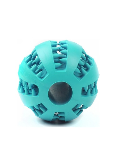 Fochsia Evcil Hayvan Diş Kaşıyıcı Karpuz Top Köpek Oyuncak 6 Cm Çap Mavi