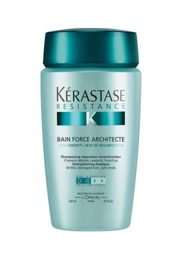Kerastase Resistance Bain Force Architecte 1-2 Onarıcı Şampuan 250 ML
