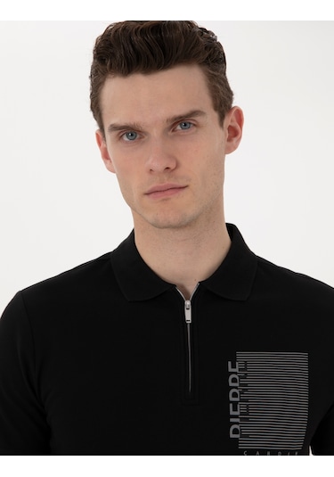 Pierre Cardin Erkek Siyah Tişört 50307929-vr046 Siyah