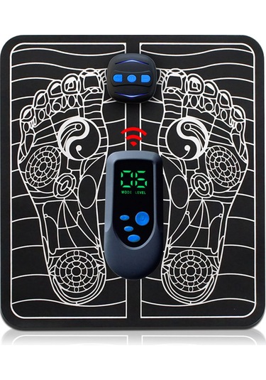 Teltree "taşınabilir Akıllı Ems Ayak Masaj Aleti - 6 Mod, 9 Seviye Şiddet Ayarlı, Uzaktan Kumandalı" Çok Renkli