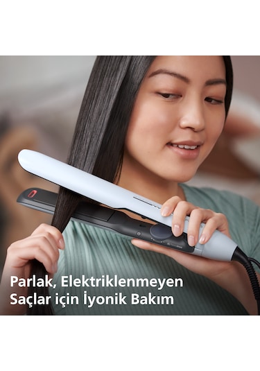 Philips Saç Düzleştirici BHS520/00,Bukle Özelliği, Argan Yağı Katkılı, İyonik Bakım