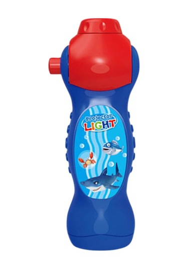 Dolıty Çocuklar Hayvan Desen Meşale Projektör El Feneri Yatma Mavi