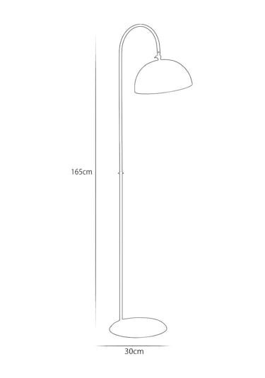 Luzarana Sonart Lambader Turuncu Metal Tasarım Lüx Yerden Aydınlatma Sarı