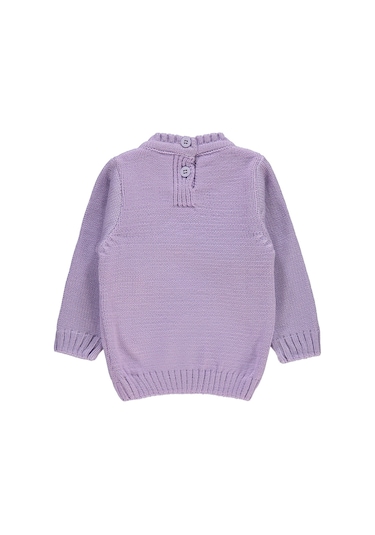 Civil Baby Kız Bebek Triko Kazak 6-18 Ay Lila