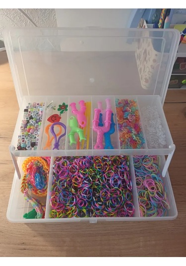 Boxplast Çeşitli Eşyalar İçin Kutu, İki Katmanlı 235x150x65mm 177221588 Beyaz