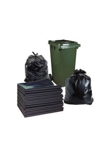 Siyah Dökme Çöp Poşeti 5 Kg 80x110