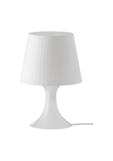 Beyaz Renk Abajur IKEA 40 W MeridyenDukkan 29 Cm Masa Lambası Aba Diğer