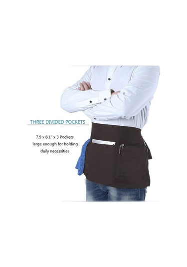 Fastbuy 3 Cepli Bel Önlüğü - Siyah, Kahverengi Kısa Apr, 12 Paket Diğer Diğer