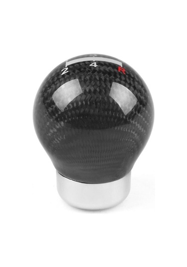 Sones Universal Araç Karbon Fiber Vites Topuzu, 5 Vitesli