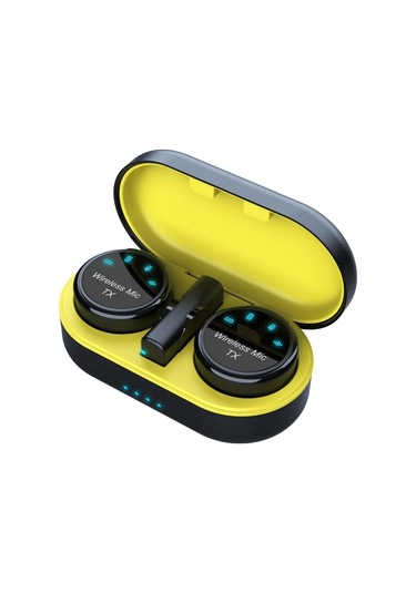 Manyetik Kablosuz Lavalier Mikrofon Ses Video Kayıt Mikrofonu