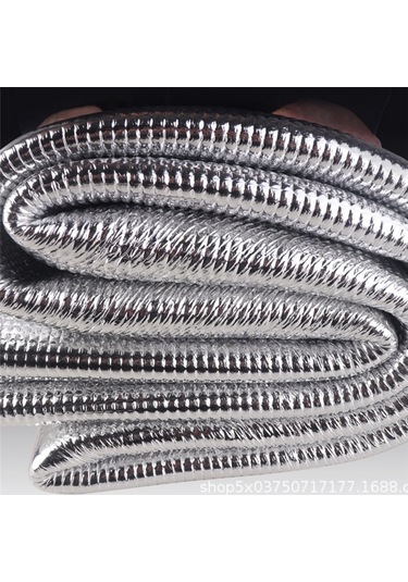 Su Geçirmez Kamp Matı 8mm Piknik Battaniyesi Uyku Matı, 200 X 200cm Gümüş