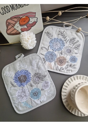 Cherir 2 Adet 19x16 Cm Tutucak Seti 351329012 Keten