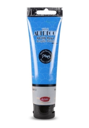Plus Akrilik Boya 100ml Tüp 443 Mavi 443 Mavi