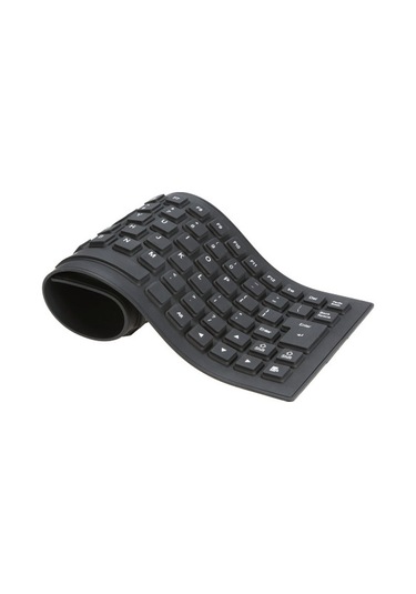 85 Tuş Katlanabilir Esnek Rulo Usb Kablolu Silikon Klavye Suya Dayanıklı Yıkanabilir Pc Dizüstü Bilgisayar Toza Dayanıklı