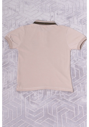 Hçm Erkek Çocuk Tshirt Polo Yaka A7 Bej