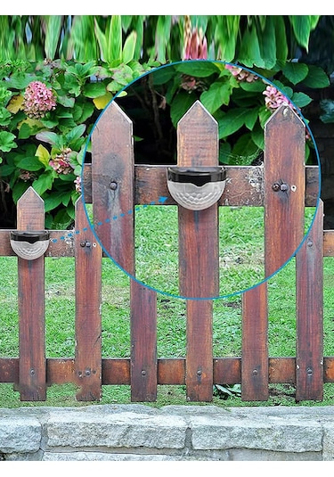 Greentech Güneş Enerjili Duvar ve Çit LED Aydınlatma / GT-SL23 Beyaz