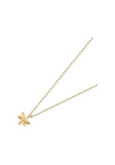 14 Ayar Sarı Altın Yusufcuk Hayvan Figürlü Kolye