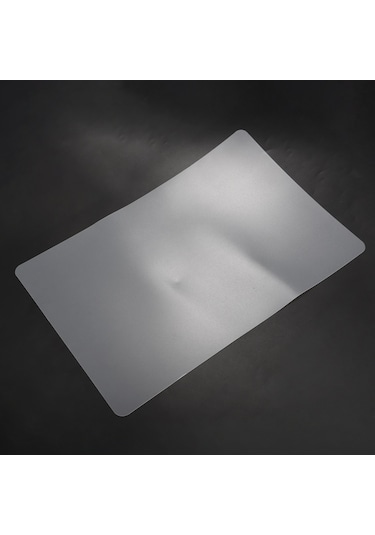 Parça Amerikan Servis Masa Örtüleri Isıya Dayanıklı Amerikan Servis Yemek Örtüleri Şeffaf Renk Şeffaf