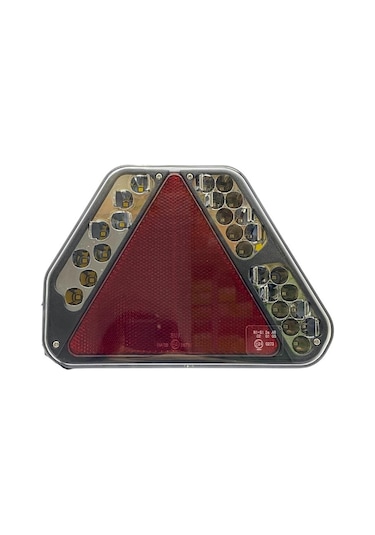 12v Stop Lambası Üçgenli Ledli Fren-park-sinyal-geri Vites 200 145 40 Mm Sağ E9