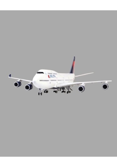 1/135 Delta Airlines Boeing 747 47 Cm Model Uçak Maketi