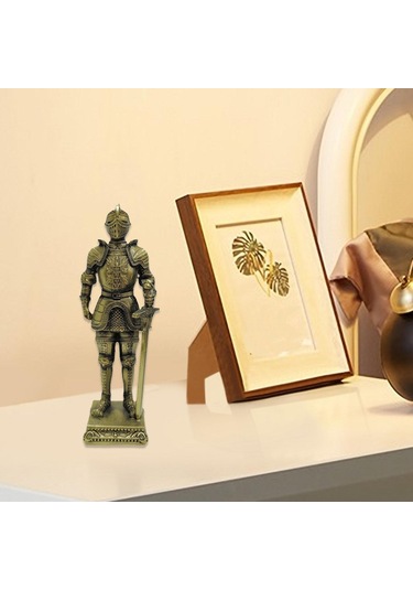 Suntek Magideal Ortaçağ Şövalye Heykeli Soyut Sanat Heykel Bronz