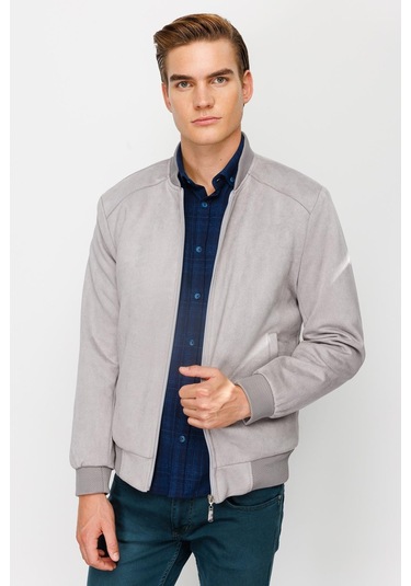 Igs Erkek Gri Standart Std Süet Mont Gri