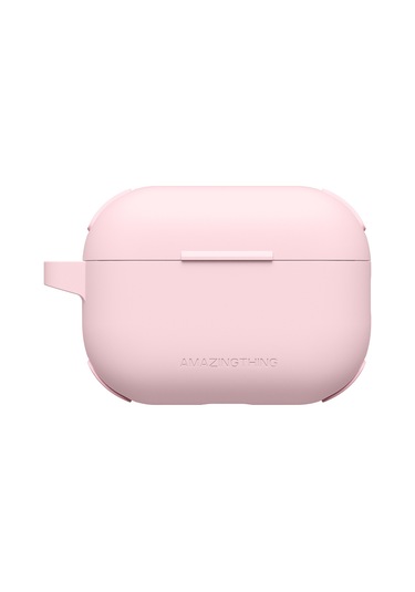 Airpods Pro 2 Uyumlu Amazingthing Airbag Köşe Tasarımlı Omni Serisi Silikon Kapak Pembe