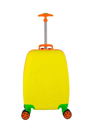 Wexta Wx-410 Disney Serisi Sarı Kız Çocuk Çocuk Valizi Sarı