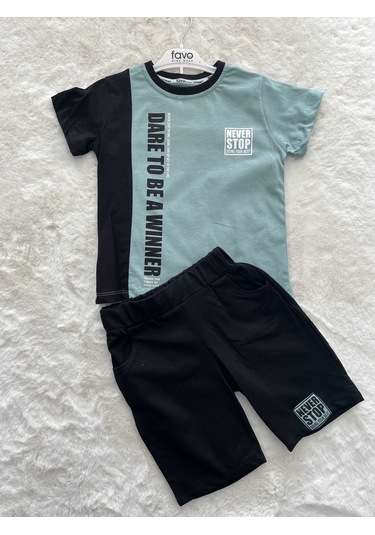 Newer Stop Şortlu İkili Takım Petrol