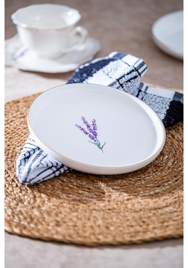 Acar Soft Royal Porselen Yuvarlak Tabak - 15 Cm