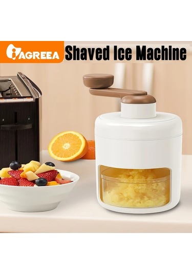 Willowhaven Agreea El Tipi Buz Kıyma Makinesi Beyaz Dondurma Slush Bingsu Yapma Makinası