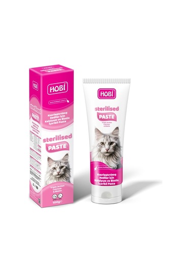 Hobi Sterilised Paste Kısır Kediler İçin Kalsiyum Biotin Pastası 100 G