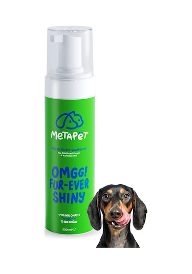 Metapet Tüy Dökülmesi Karşıtı Köpek Kuru Köpük Şampuanı 200 ML