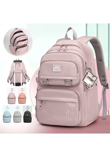 Wezone Büyük Kapasiteli Şık Sırt Çantası - Dayanıklı Ve Konforlu Okul Çantası Siyah