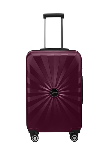 Büyük Boy %100 Polikarbon Valiz 4x2 Teker Bordo 1809 Bordo