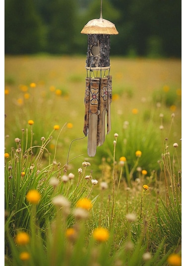 Kuş Yuvalı Rüzgar Çanı