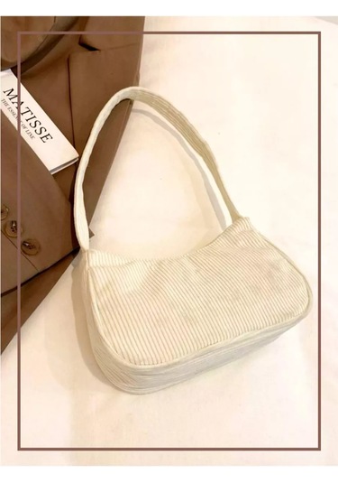 Soko Store Keten Askılı Vücut Çantası 222730066 Beyaz