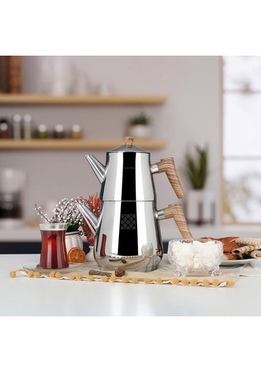 Serenk Definition Çelik  Çaydanlık Gri