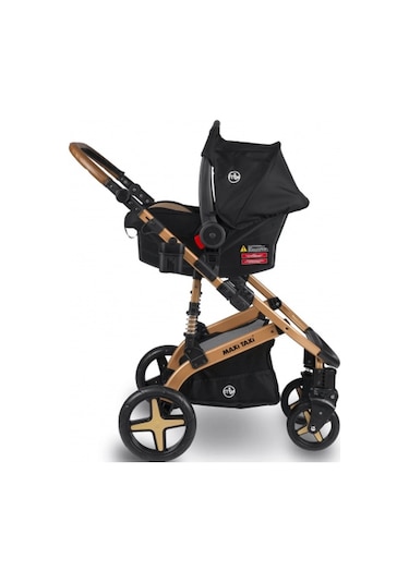 Maxi Taxi Fast Pro Alüminyum Travel Sistem Bebek Arabası Maxitaxi.019 Altın - Siyah