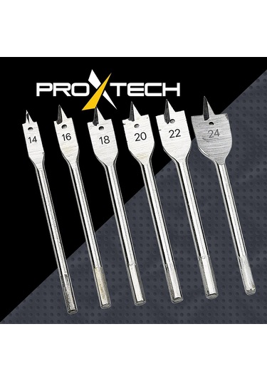 Proxtech Yüksek Kalite 6 Parça Hex Yaprak Matkap Ucu Takımı Keleb