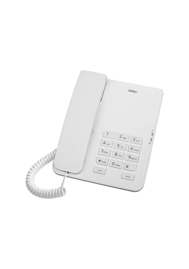 Karel Tm-140 Kablolu Ekransız Krem Masaüstü Telefon