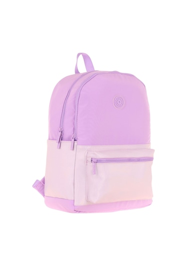 Kaukko Cube Üç Bölmeli Kız Çocuk Mor Okul Çantası - K1821 Mor