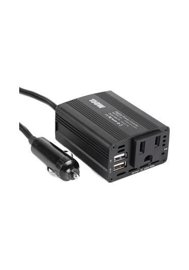 Mufunye 150w Araba İnvertörü 12v İla 110v Modifiye Sinüs Dalgası Güç Dönüştürücüsü Otomobil Elektrik İnvertörü Transformatörü 2 Usb Portlu Araba Kamyonet Karavan İçin