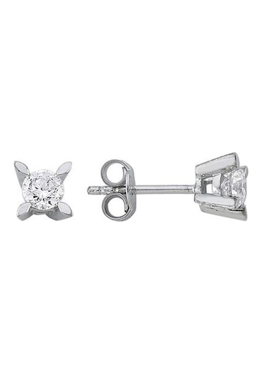 Pirnus Diamond Tektas Küpe 14 Ayar Altın Gramı : 1.41