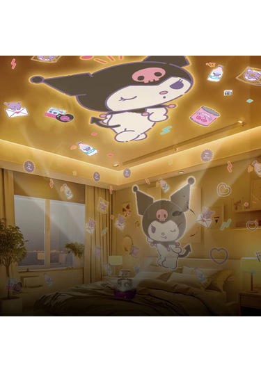 Uzaktan Kumanda Dönen Müzik Kutusu Atmosfer Projeksiyon Lambası